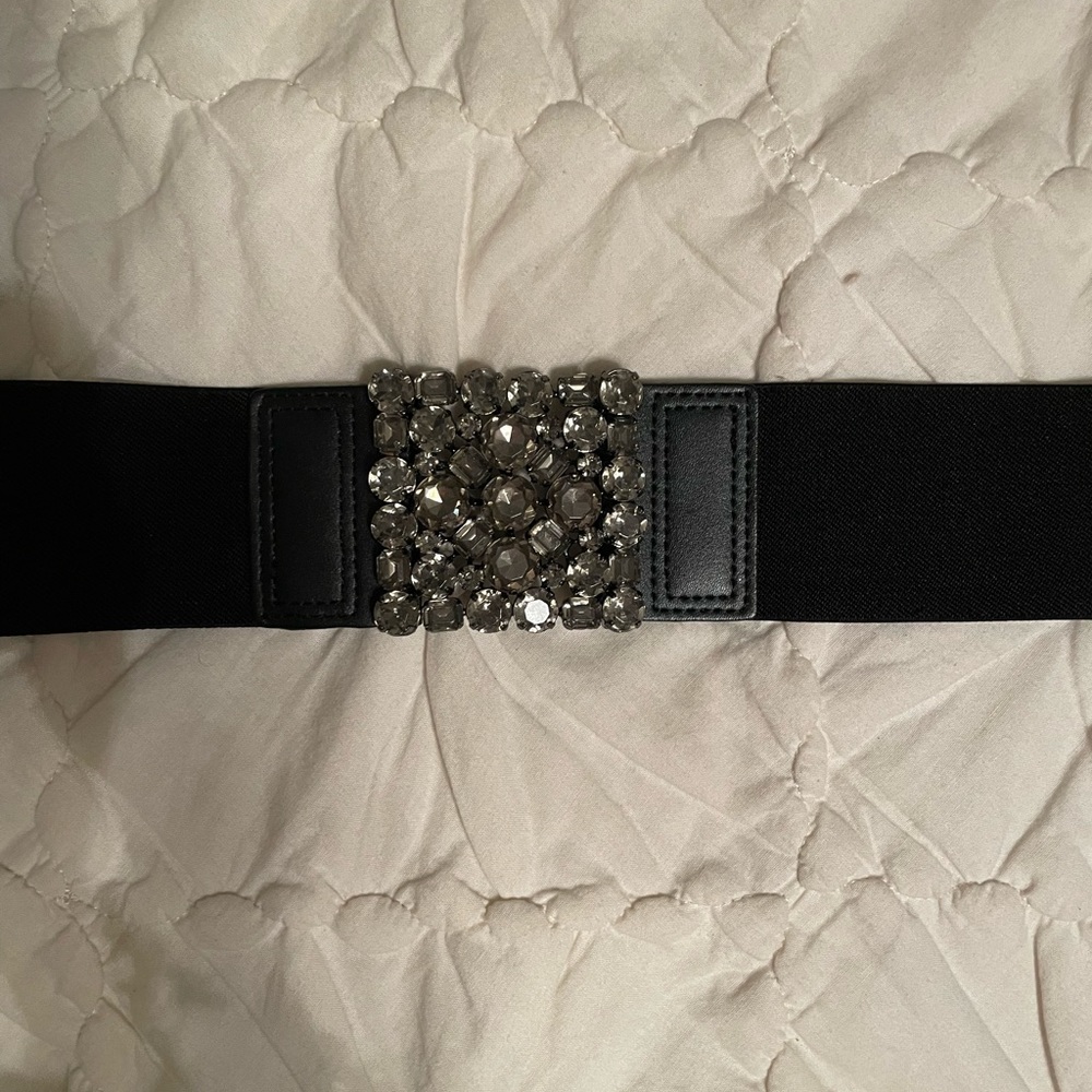 BCBG Blackbelt with rhinestones